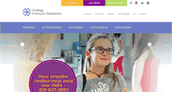 Desktop Screenshot of college-francois-delaplace.qc.ca
